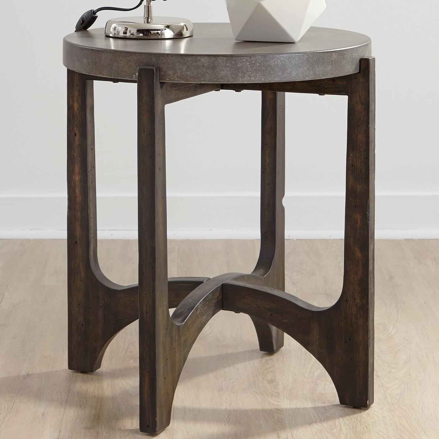 Liberty Furniture Cascade Contemporary End Table Darvin Furniture